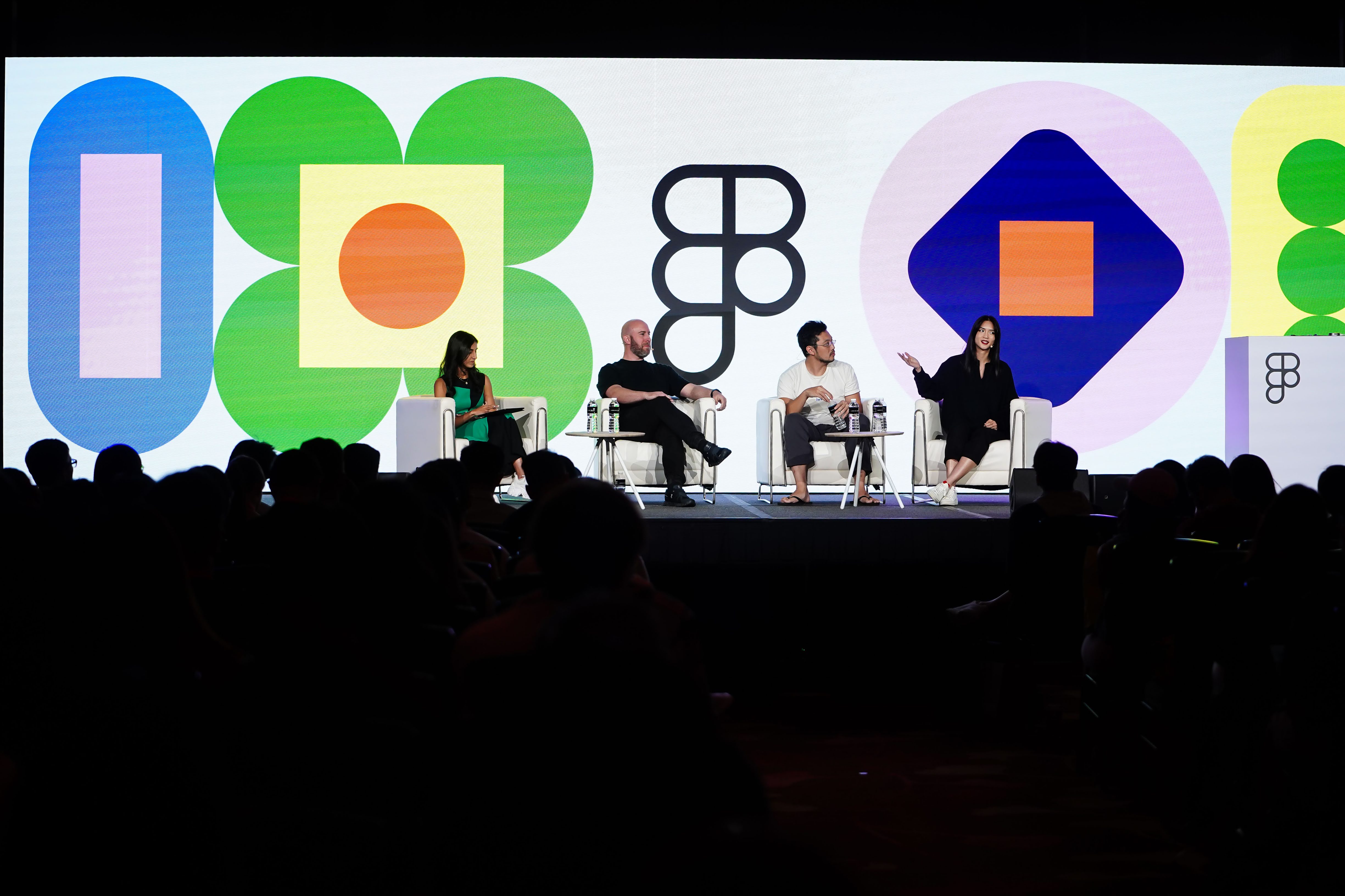 Panel on stage